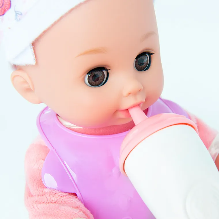 Smiki, papusa bebelus interactiva cu accesorii