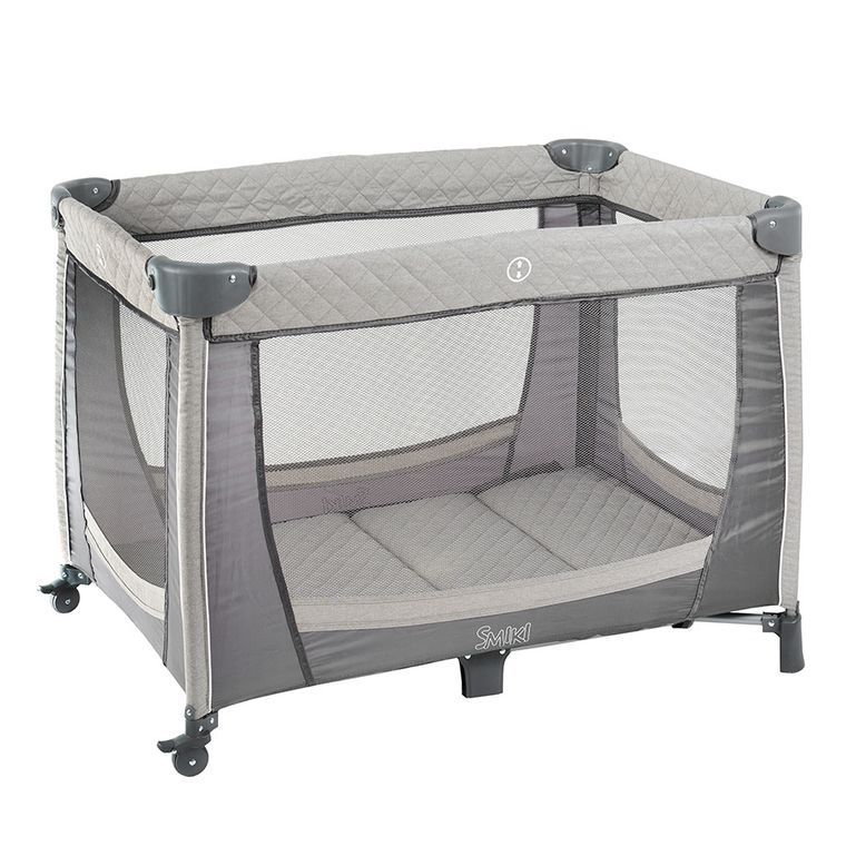 Smiki, patut de voiaj cu saltea de infasat, gri