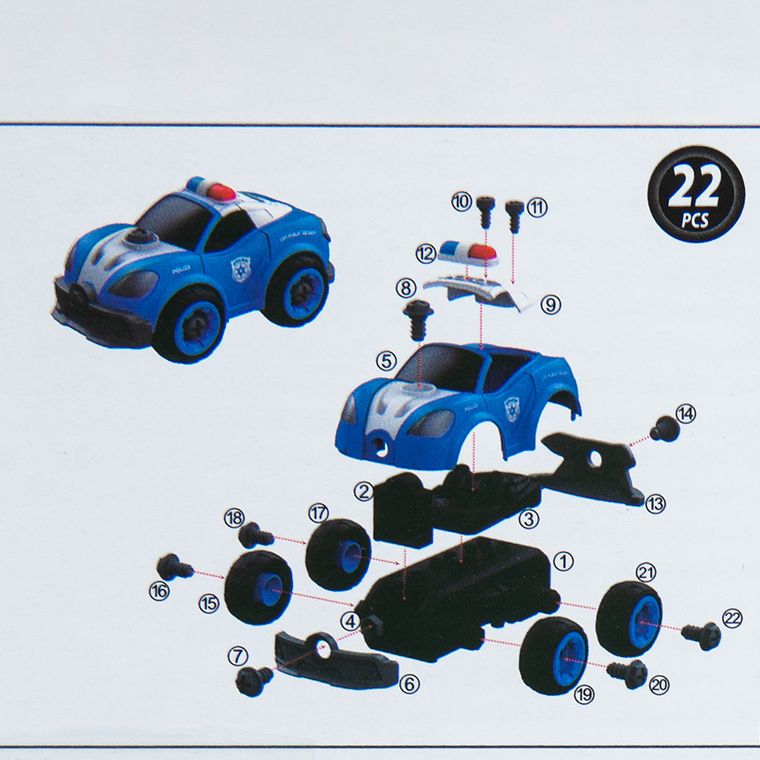 Smiki, Politie, masinuta, surubelnita, set
