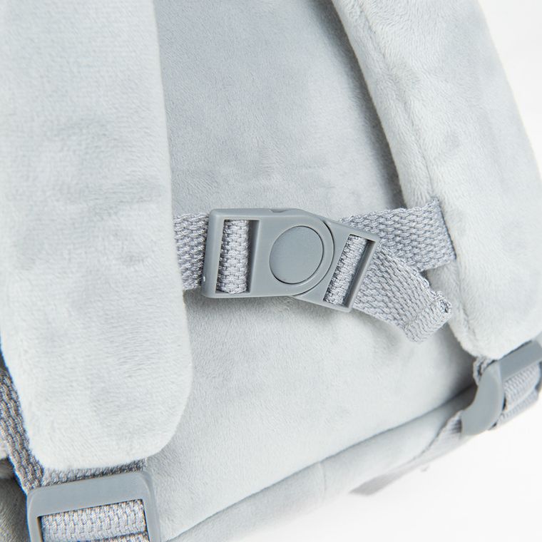 Smiki, rucsac cu papusa detasabila, gri