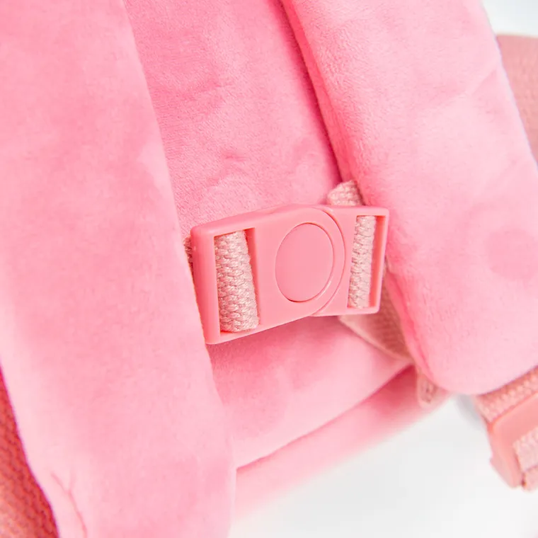 Smiki, rucsac cu papusa detasabila, roz