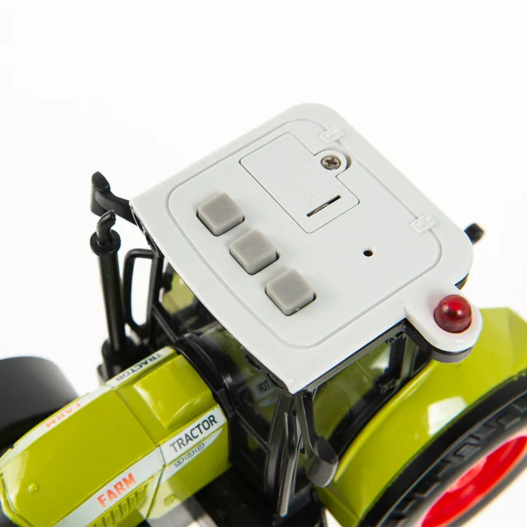 Smiki, Tractor cu remorca, vehicul, verde, 1:16