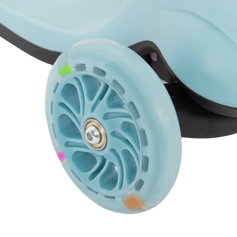 Smiki, trotineta cu 3 roti si sezut, albastru