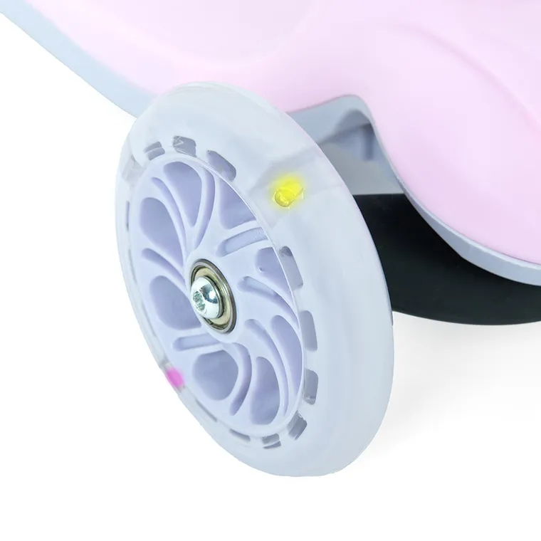 Smiki, trotineta cu 3 roti si sezut, roz