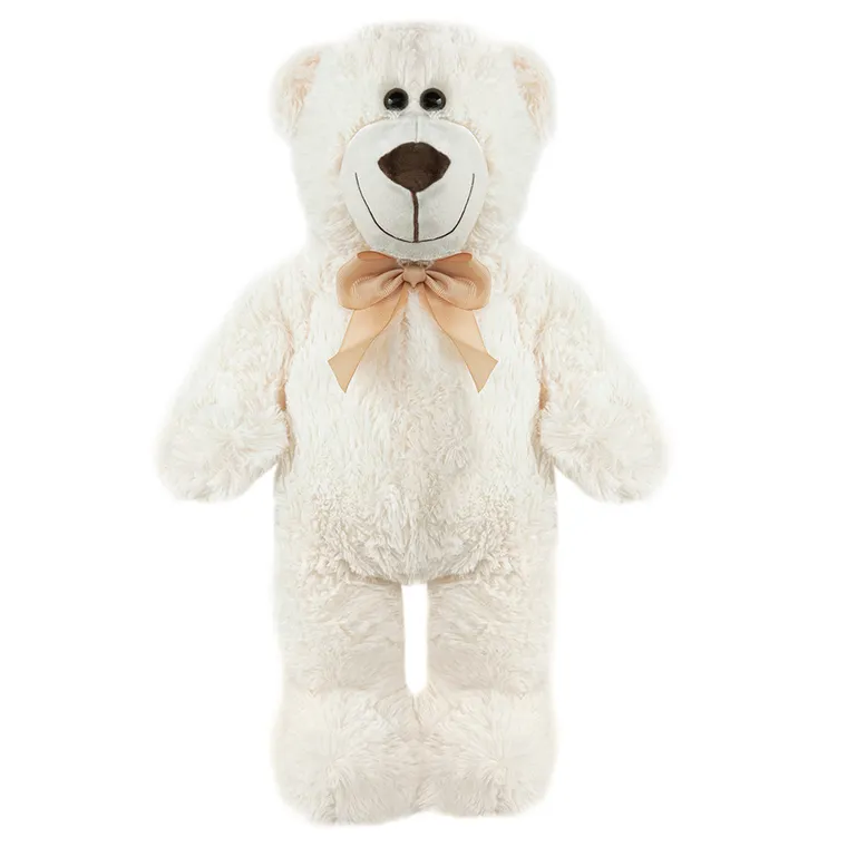 Smiki, Ursulet, jucarie de plus, crem, 28 cm