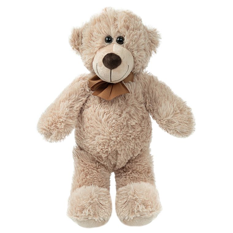 Smiki, Ursulet, jucarie de plus, maro deschis, 28 cm