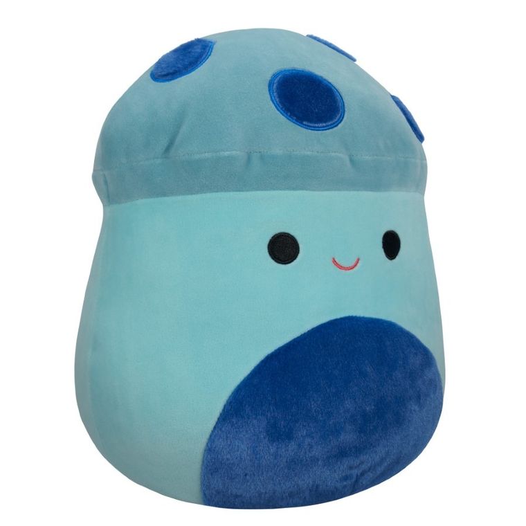 Squishmallows, Ankur, Teal Mushroom, jucarie de plus, 30 cm
