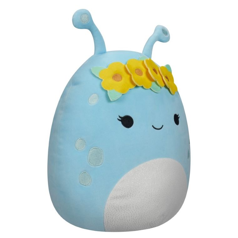 Squishmallows, Natnat, Pastel Blue Alien, jucarie de plus, 30 cm