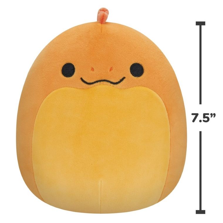Squishmallows, Onel, Orange Eel, jucarie de plus, 19 cm