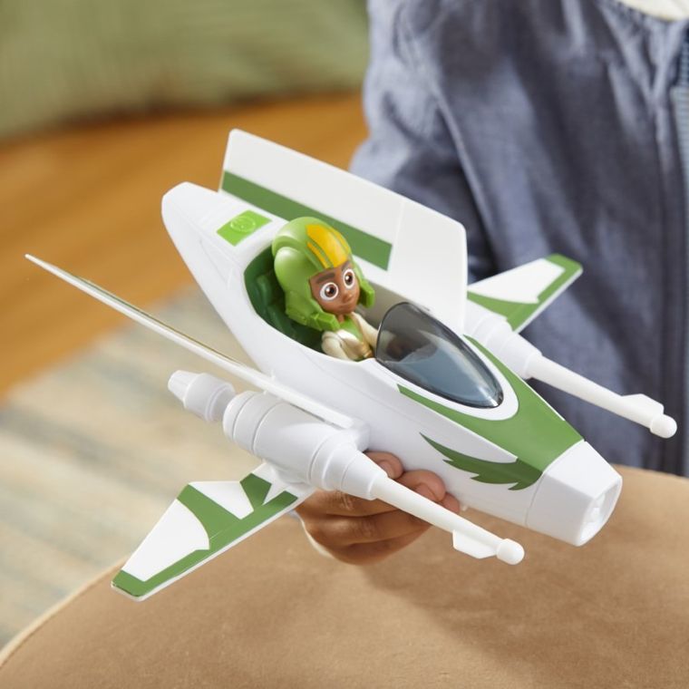 Star Wars, Young Jedi Adventures, Kai Brightstar, figurina cu vehicul