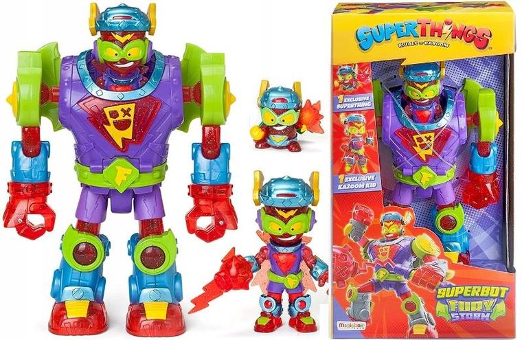 SuperThings, Superbot Red Fury Storm, figurina