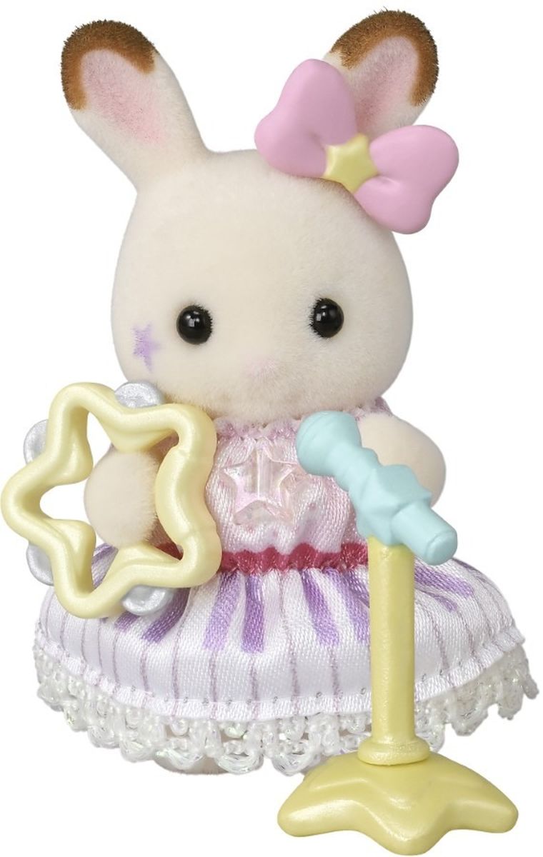 Sylvanian Families, 40th Anniversary, Baby Starry Concert, figurine cu accesorii, 5845