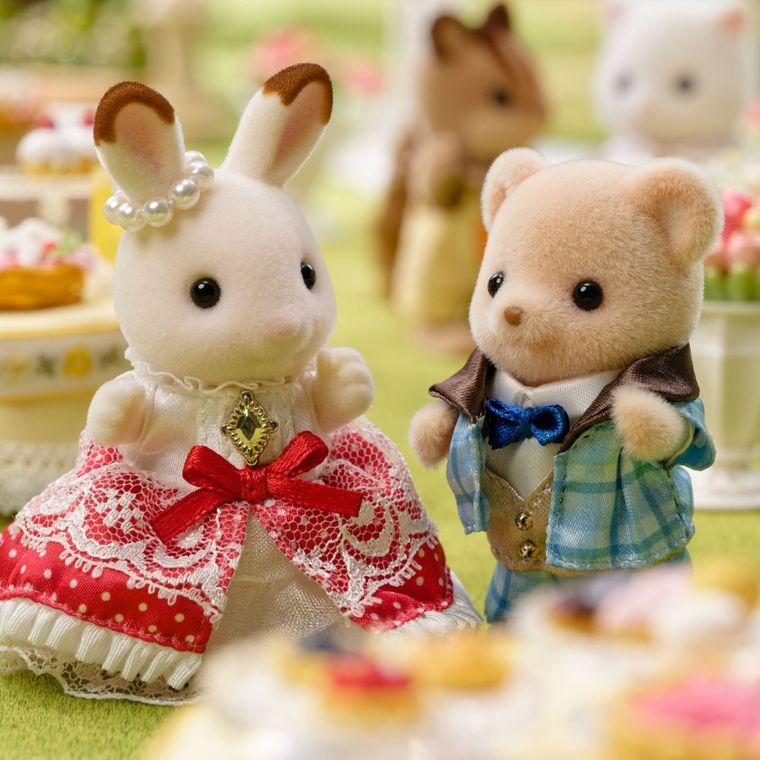 Sylvanian Families, 40th Anniversary, Freya & Theo, set de figurine, 5843