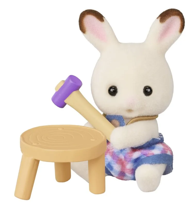 Sylvanian Families, Baby Builder, pachet cu figurina surpriza, 5838, 1 buc.