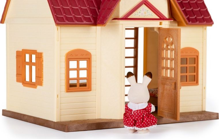 Sylvanian Families, Casa rustica primitoare, set de inceput cu figurina, 5242/5303