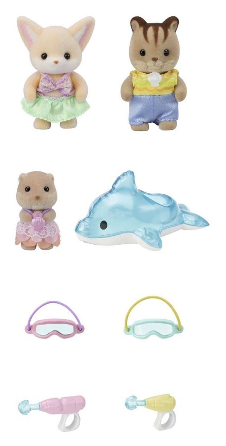 Sylvanian Families, Distractie la piscina, set de figurine, 5749