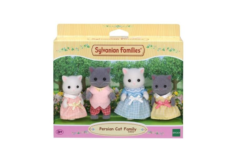 Sylvanian Families, Familia de pisicute persane, set de figurine, 5455