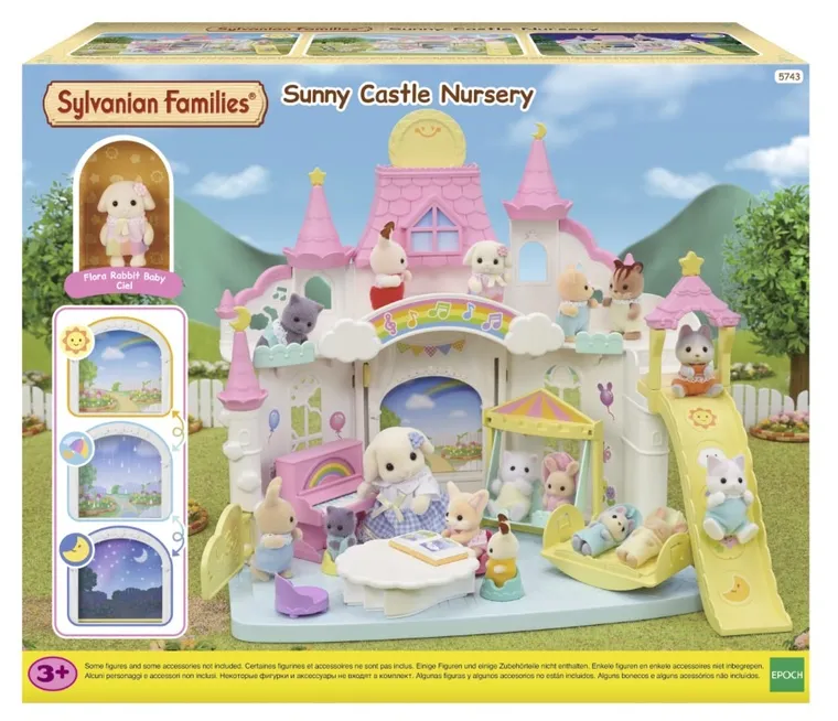 Sylvanian Families, Gradinita colorata, set cu figurine, 5743