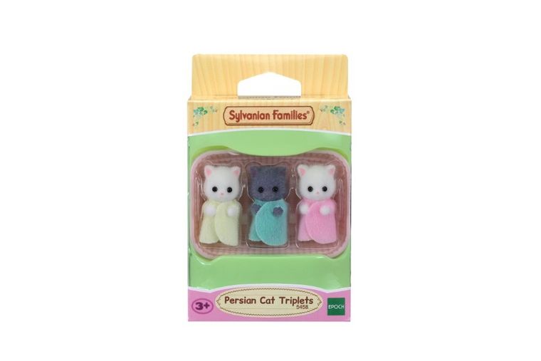 Sylvanian Families, Pisicute triplete persane, set de figurine, 5458