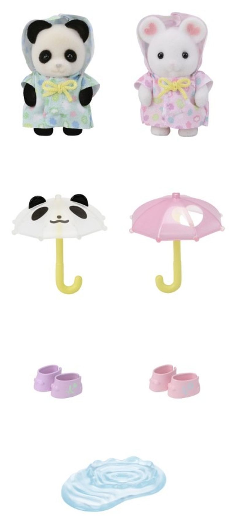 Sylvanian Families, Plimbare cu umbrele, set de figurine, 5748