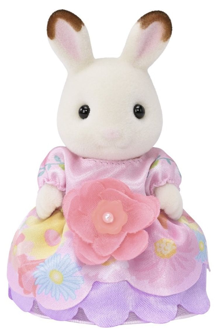 Sylvanian Families, Printese cu tinute inflorate, set de figurine, 5809