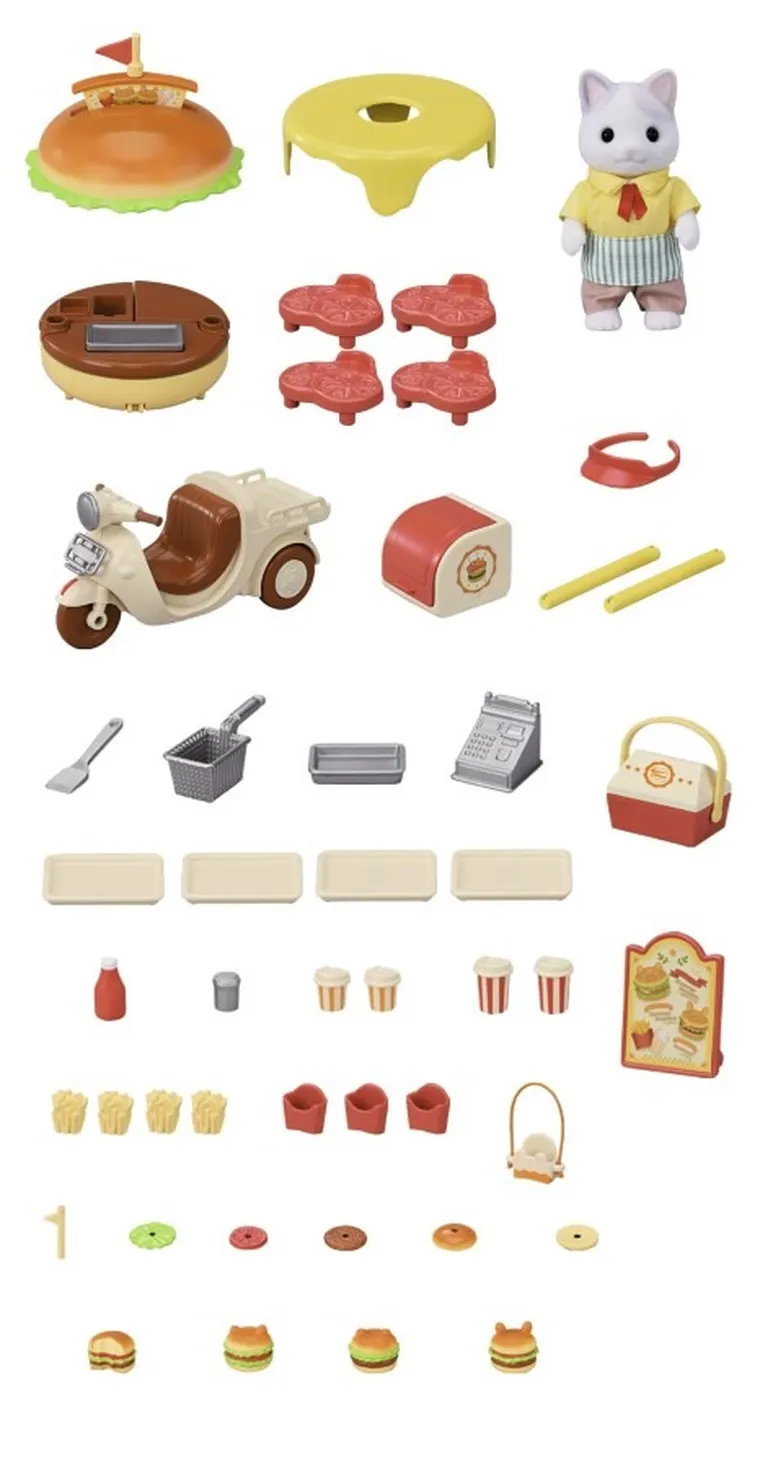 Sylvanian Families, Restaurant mobil cu hamburgeri, 5757