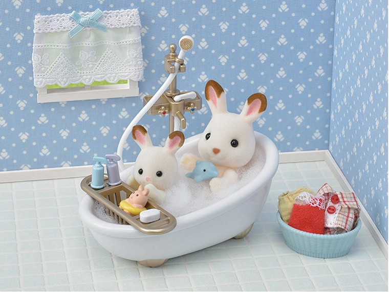 Sylvanian Families, Set de baie in stil rustic, 5286