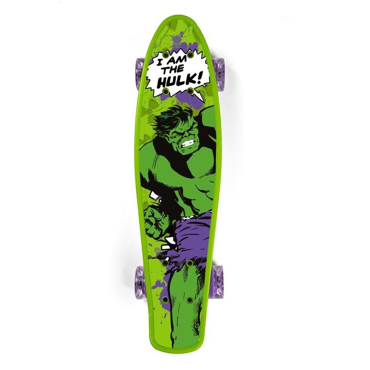 The Avengers, Hulk, skateboard, 55 cm