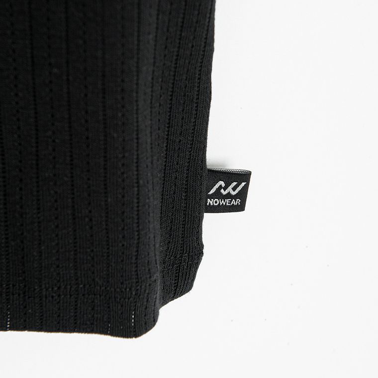 Top ajurat din bumbac pieptanat NOWEAR