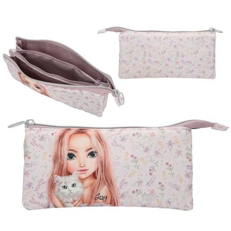 Top Model, Blooming Kitty, penar etui triplu, roz