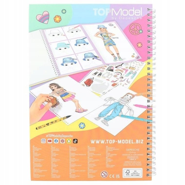 Top Model, set creativ cu instrumente de scris