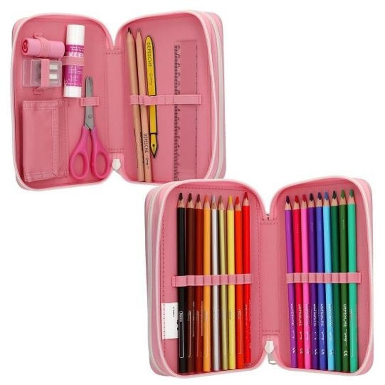 Top Model, Unicorn Ylvi, Sugar Pop, penar dublu cu rechizite scolare, roz