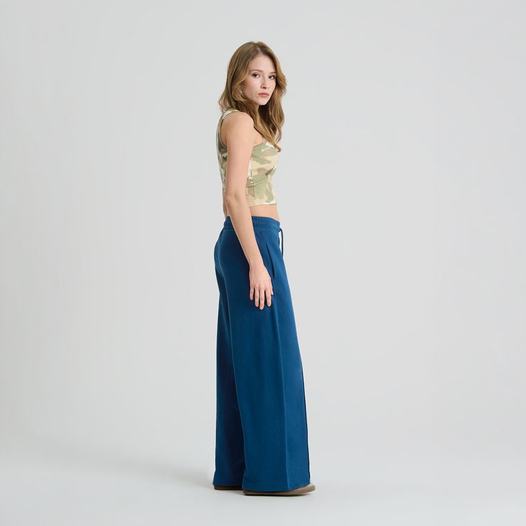 Top reiat kaki cu adaos de modal NOWEAR