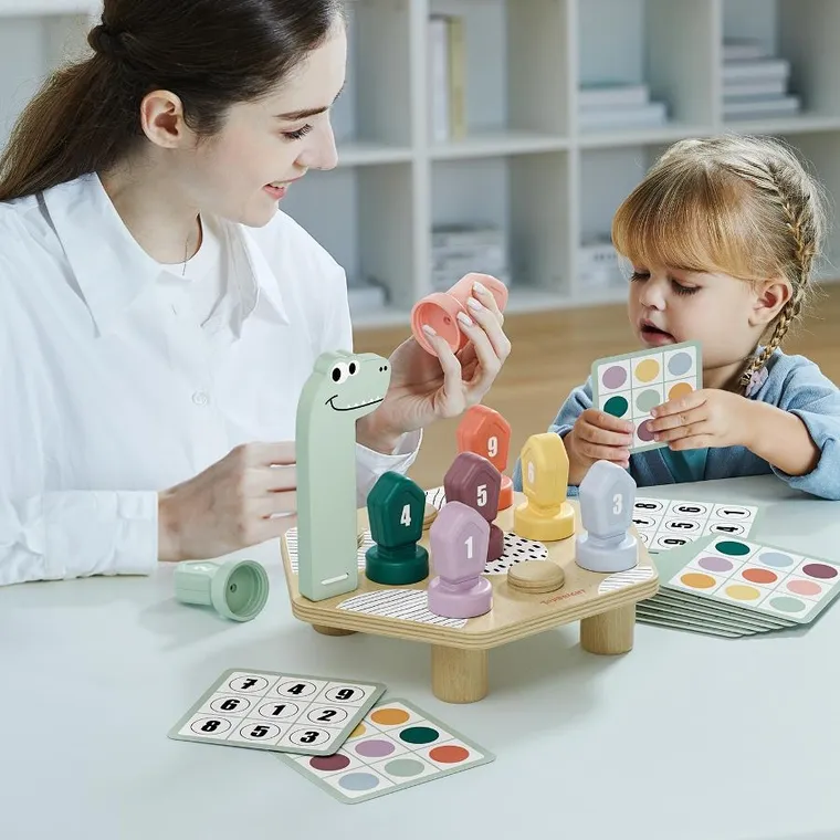 Topbright, Joc de invatare a culorilor si numerelor Dino, 36 luni+