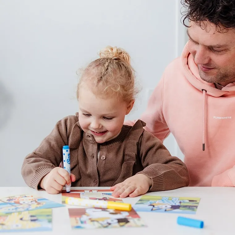 Totum, Bluey, stampile cu puncte, set creativ