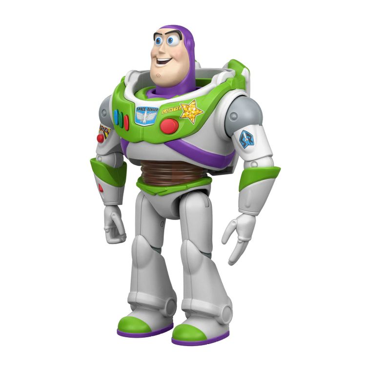 Toy Story 5, Buzz Astral, figurina vorbitoare interactiva, scara 18 cm