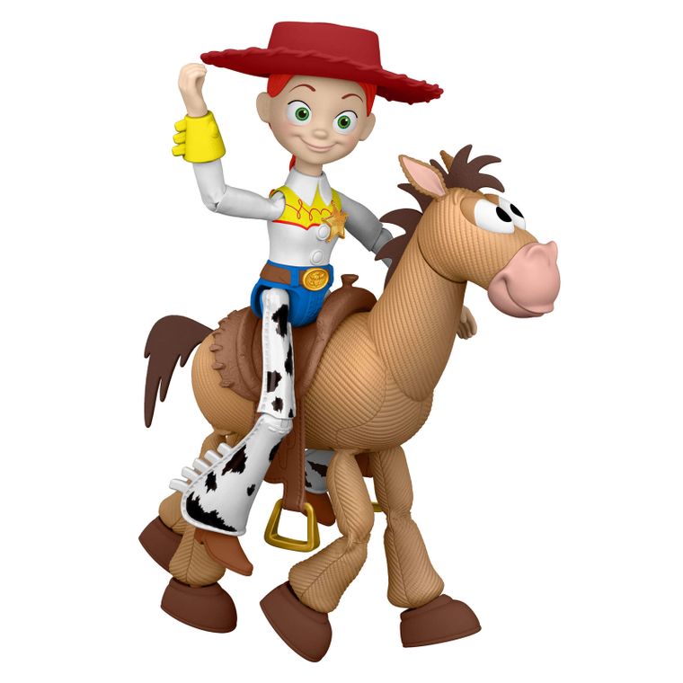 Toy Story 5, PlayScale, Jessie + Mustang, set de 2 figurine, scara 18 cm