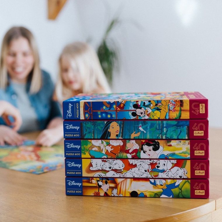 Trefl, 40 Years, Disney, Mickey Mouse, puzzle, 600 piese