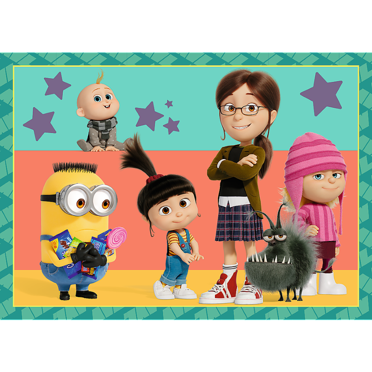Trefl, Despicable Me 4, puzzle 4in1, 207 piese