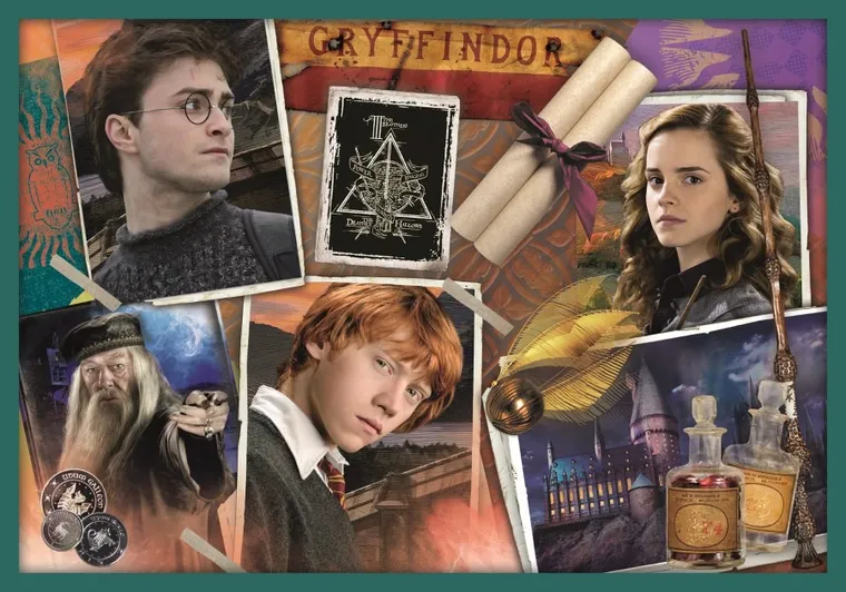 Trefl, Harry Potter, In lumea lui Harry Potter, puzzle 10in1, 329 piese