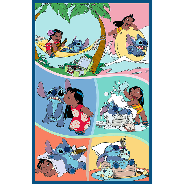 Trefl, Lilo si Stitch, puzzle, 3-80 piese