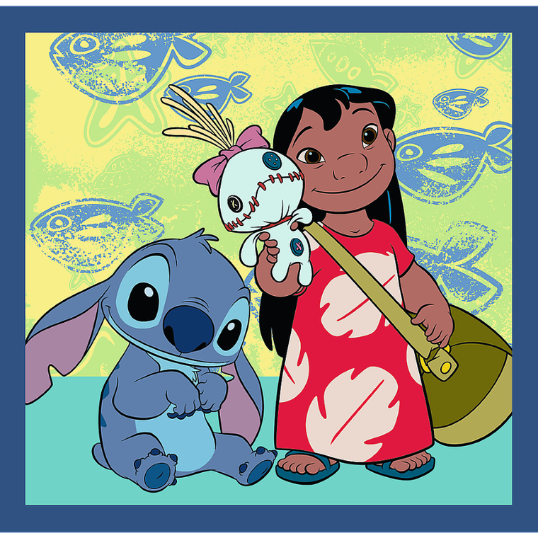 Trefl, Lilo si Stitch, puzzle 3in1