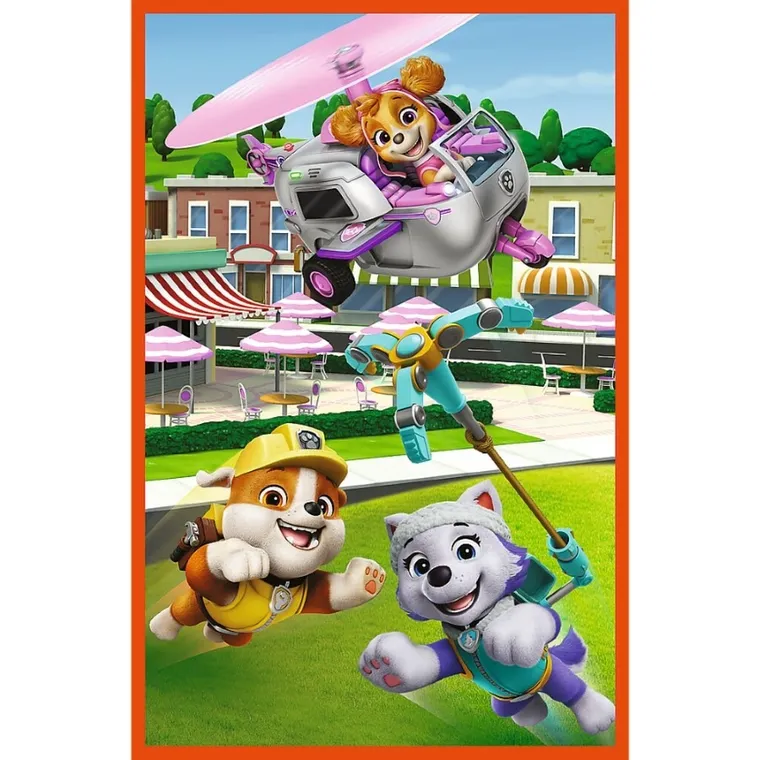 Trefl, Paw Patrol, puzzle, 3-80 piese