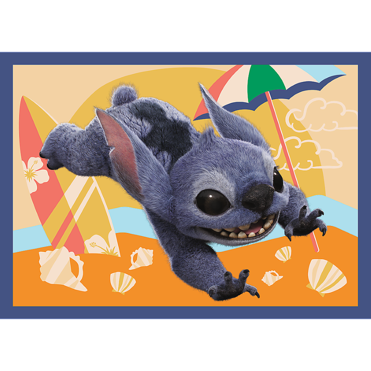 Trefl, Stitch The Movie, puzzle 4in1, 207 piese