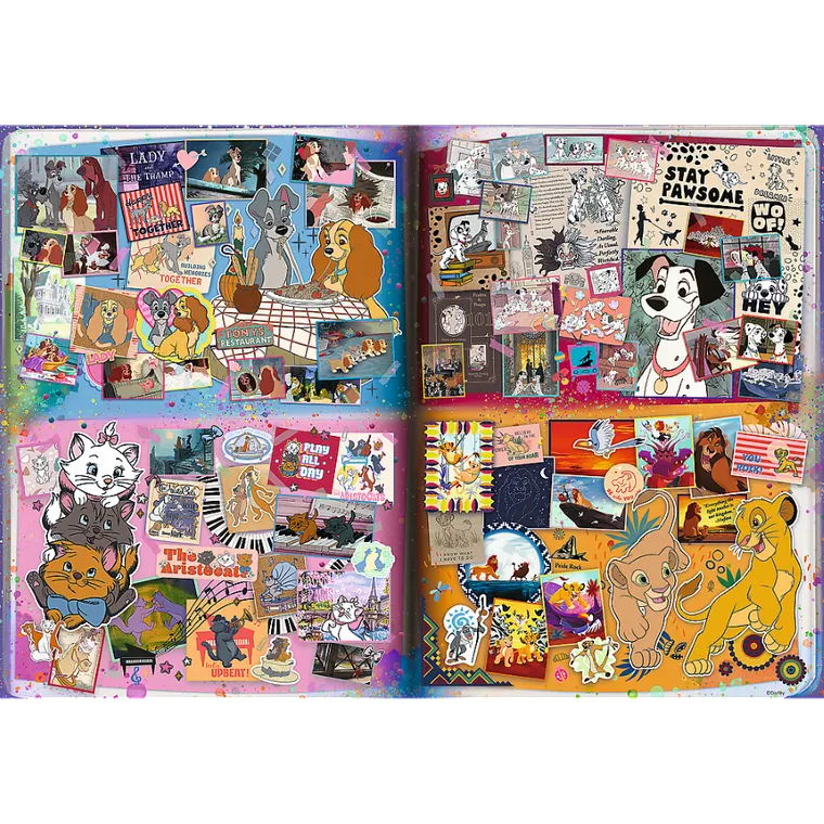 Trefl, The Great Book of Disney, puzzle, 4-1500 piese