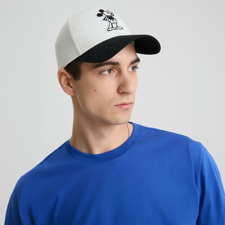 Tricou basic albastru cu croiala relaxed NOWEAR