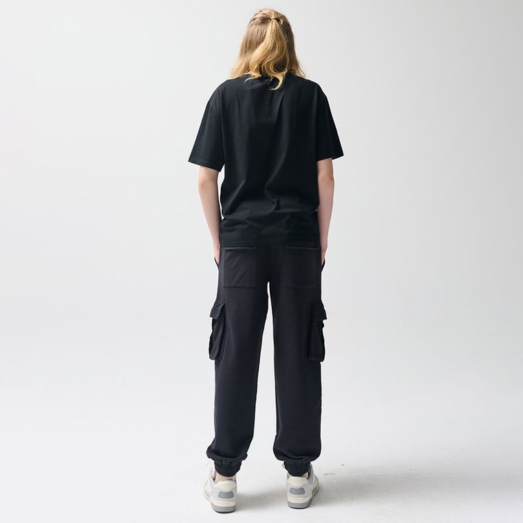 Tricou basic din bumbac cu croiala oversize NOWEAR