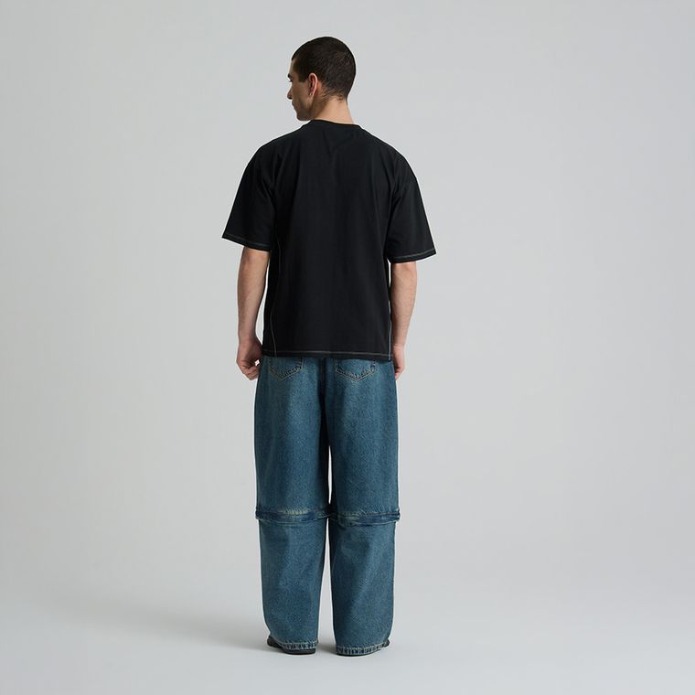 Tricou loose cu elemente reflectorizante NOWEAR