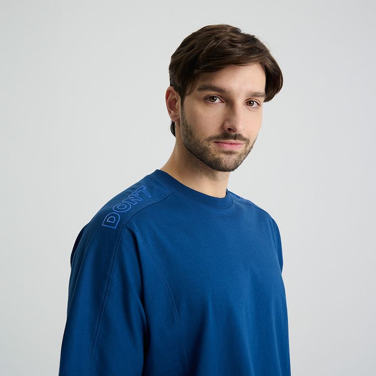 Tricou oversize din bumbac pieptanat NOWEAR