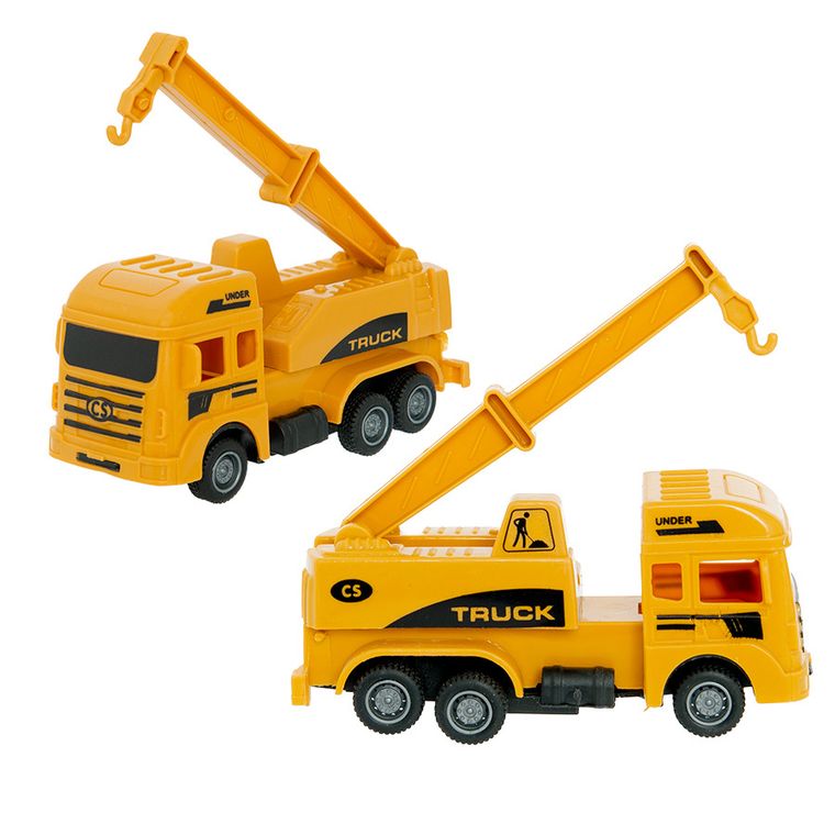 Truck, masinute de constructii, set de vehicule, 8 buc.